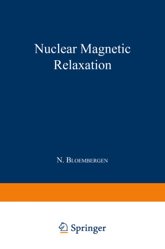 Nuclear Magnetic Relaxation