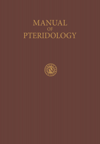 Manual of Pteridology