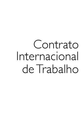 Contrato Internacional De Trabalho