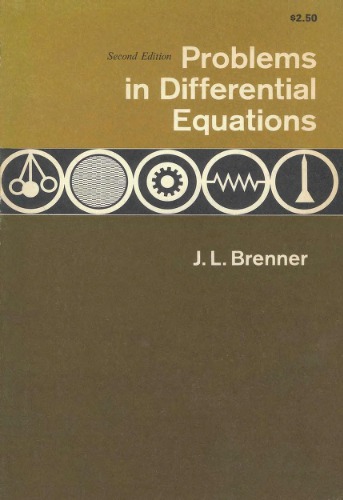 Problems in Differential Equations (adapted from 