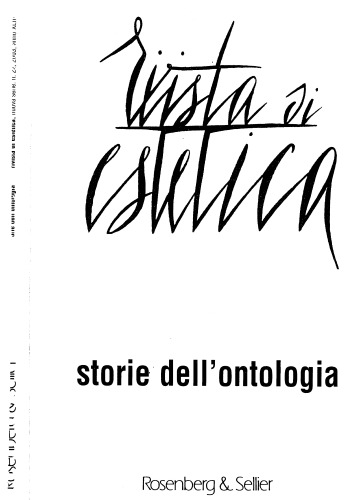 Storie della ontologia