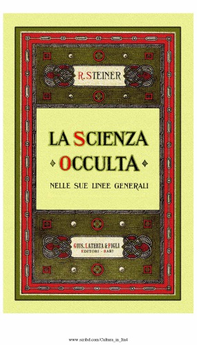 La scienza occulta nelle sue linee generali