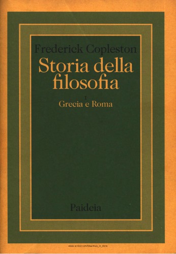 Storia della filosofia