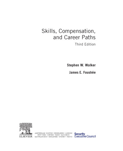 Security Careers. Skills, Compensation, and Career Paths