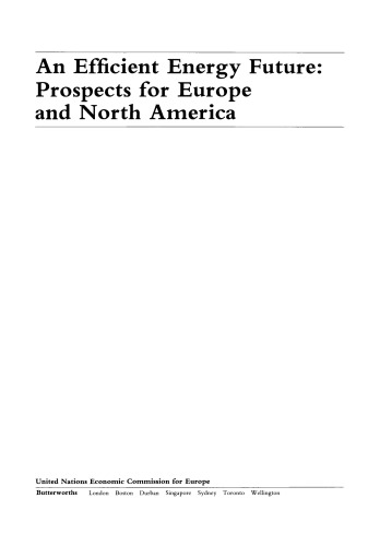 An Efficient Energy Future. Prospects for Europe and North America