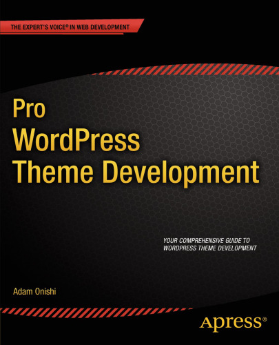 Pro WordPress Theme Development