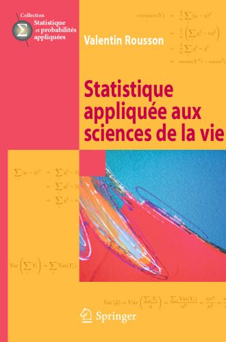 Statistique appliquée aux sciences de la vie