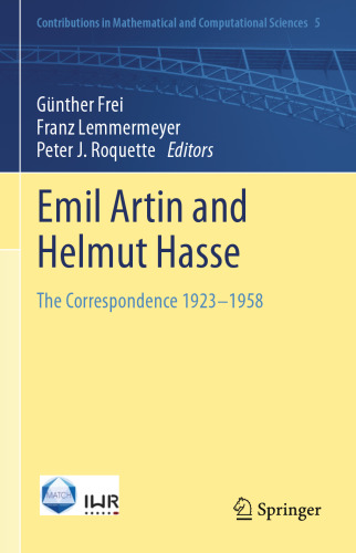 Emil Artin and Helmut Hasse: The Correspondence 1923-1958