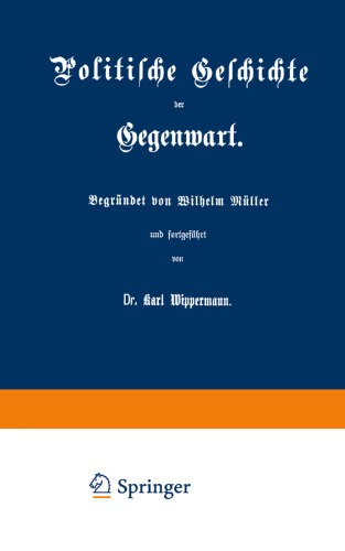 Politische Geschichte der Gegenwart: XXVI. Das Jahr 1892