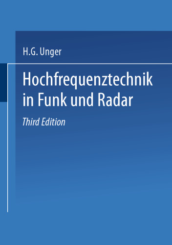 Hochfrequenztechnik in Funk und Radar