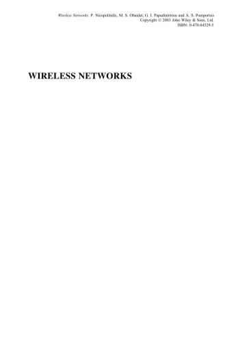 Wireless Networks