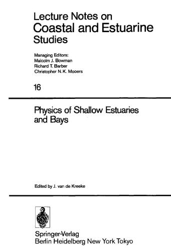 Physics of shallow estuaries and bays