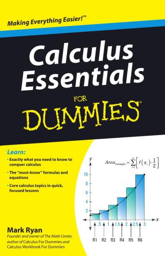 Calculus Essentials For Dummies