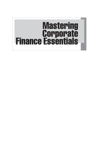 Mastering Corporate Finance Essentials: The Critical Quantitative Methods and Tools in Finance