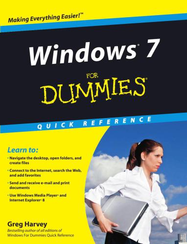 Windows 7 For Dummies Quick Reference