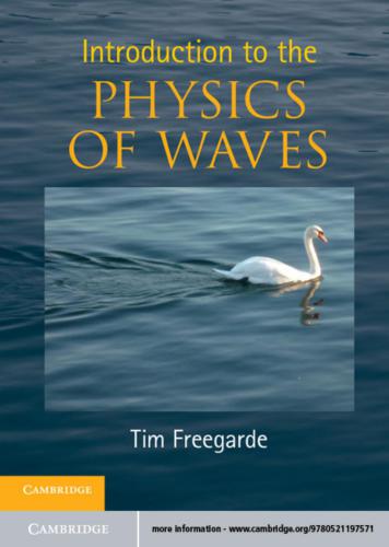 Introduction to the Physics of Waves