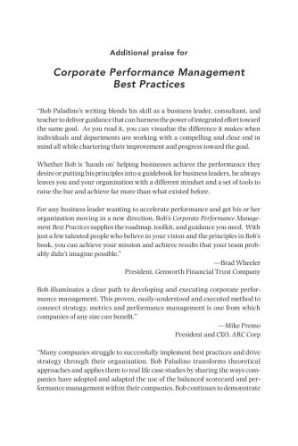 Corporate Performance Management Best Practices: A Case Study Approach to Accelerating CPM Results