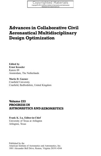 Advances in Collaborative Civil Aeronautical Multidisciplinary Design Optimization