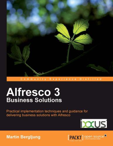 Alfresco 3 Business Solutions