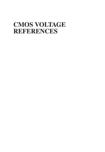 CMOS Voltage References: An Analytical and Practical Perspective