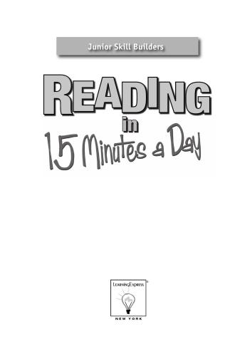 Reading in 15 Minutes a Day: Junior Skills Builder