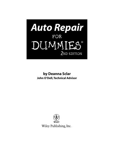 Auto Repair For Dummies