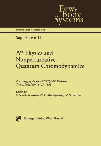 N* Physics and Nonperturbative Quantum Chromodynamics: Proceedings of the Joint ECT*/JLAB Workshop, Trento, Italy, May 18–29, 1998