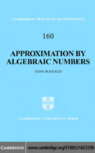 Approximation by algebraic numbers