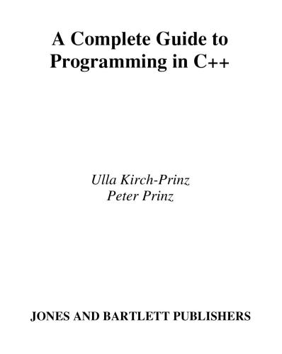 A Complete Guide to Programming in C++