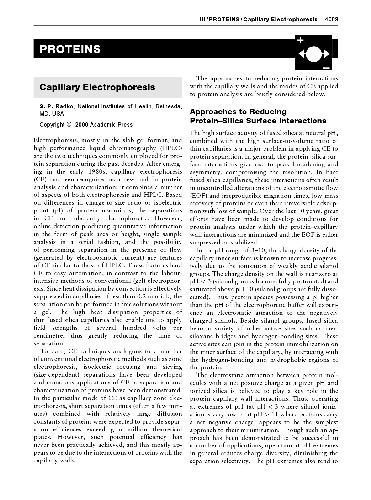 Chromatography Encyclopedia Of Separation Science