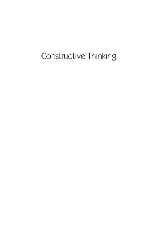 Constructive Thinking. The Key to Emotional Intelligence