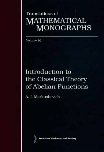 Introduction to the Classical Theory of Abelian Functions