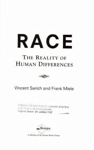 Race: The Reality of Human Differences