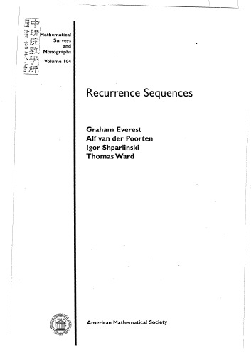 Recurrence sequences