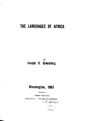 Languages of Africa