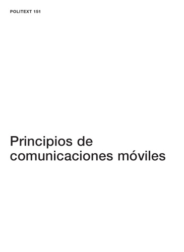 Principios de Comunicaciones Móviles