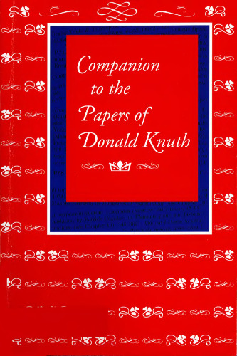 Companion to the Papers of Donald Knuth