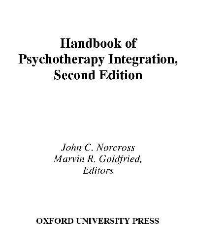 Handbook of Psychotherapy integration