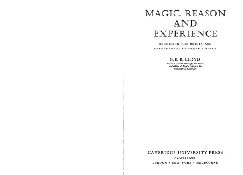 Magic, Reason and Experience