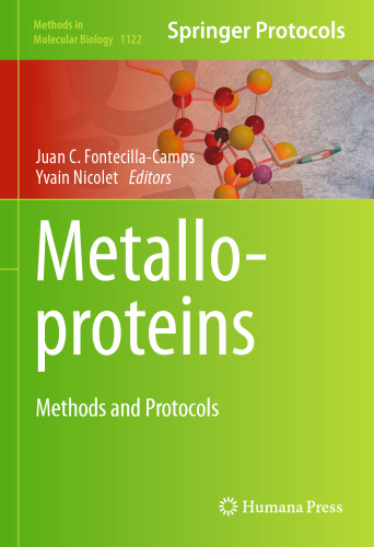 Metalloproteins: Methods and Protocols