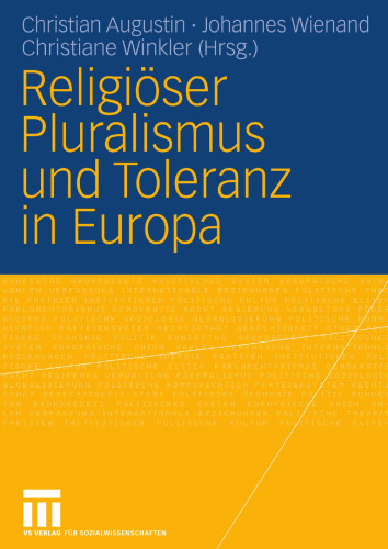 Religiöser Pluralismus und Toleranz in Europa