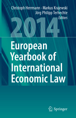 European Yearbook of International Economic Law 2014