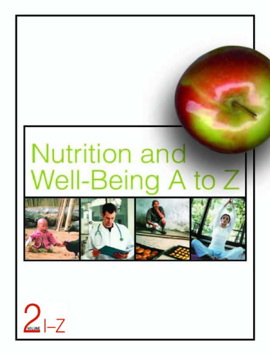 Nutrition and Well Being A to Z. I to Z