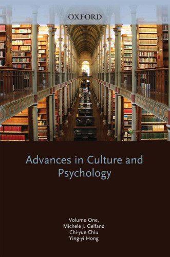 Advances in Culture and Psychology: Volume 1