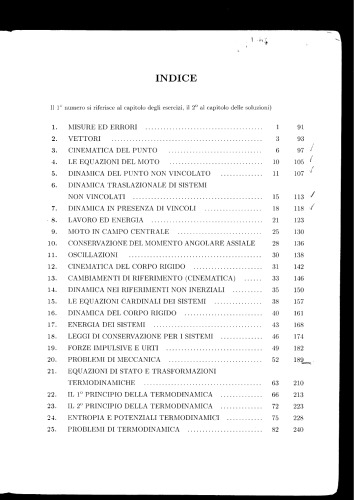 Esercitazioni di Fisica Generale I