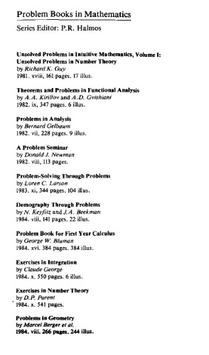 Exercises in number theory