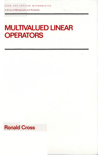 Multivalued Linear Operators