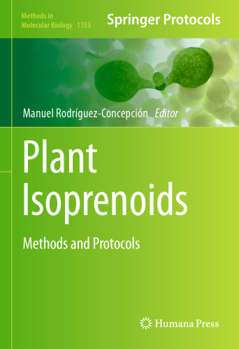 Plant Isoprenoids: Methods and Protocols