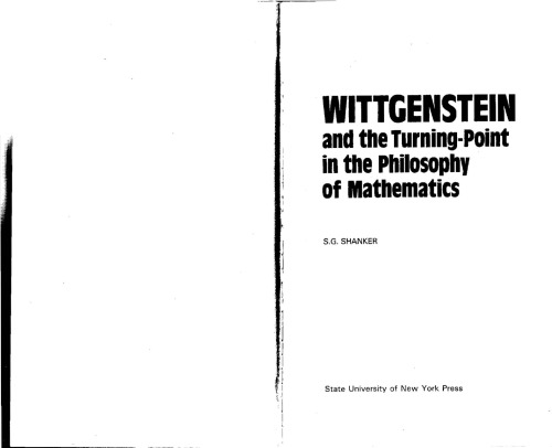 Wittgenstein and the Turning-Point of the Philosophy of Mathematics
