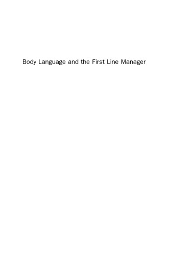 Body Language and the First Line Manager